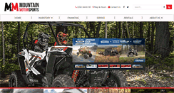 Desktop Screenshot of mountainmotorsports.ca