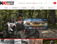 Tablet Screenshot of mountainmotorsports.ca